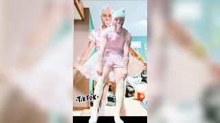 Exposed diaper sissy