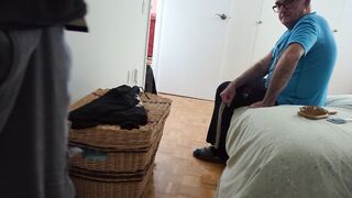 Back over daddy's knee