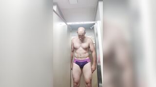 I piss my panties with my chastity on