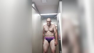 I piss my panties with my chastity on