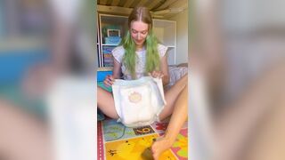 Bunny Diaper Girl #4