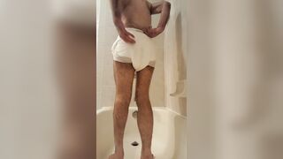 messing diaper - standing