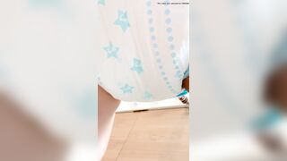 Abdl diaper girl wetting