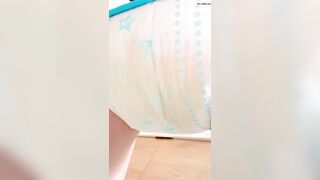 Abdl diaper girl wetting