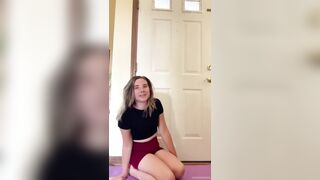 Lola poops her yoga pants