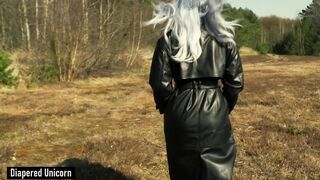 Diapered Unicorn being pretty outdoors