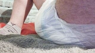 Male diaper mess 4
