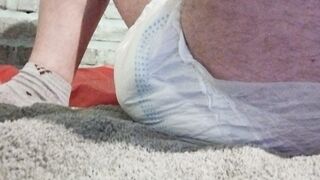 Male diaper mess 4