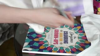 Charlotte Decorates Her Diapers