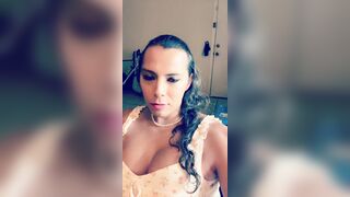 Sundress and diapers up skirt peak