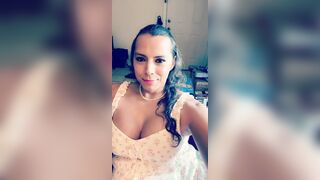 Sundress and diapers up skirt peak