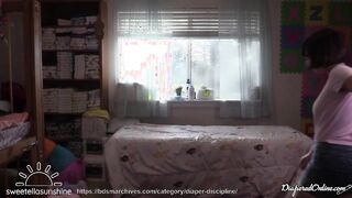 Stephanie diaper pushment weekend