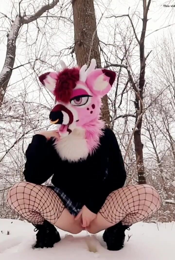 Furry Girl Pissing