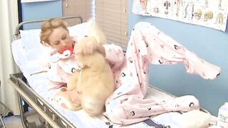 Belle regressed at doctor's office