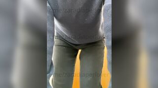 Desperately wetting diaper after work