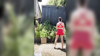 Wetting while watering