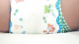 cosplay diaper masturbating peeing2 v deo