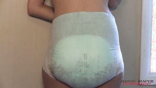 Messy Diaper Punishment: Diaper Burglar