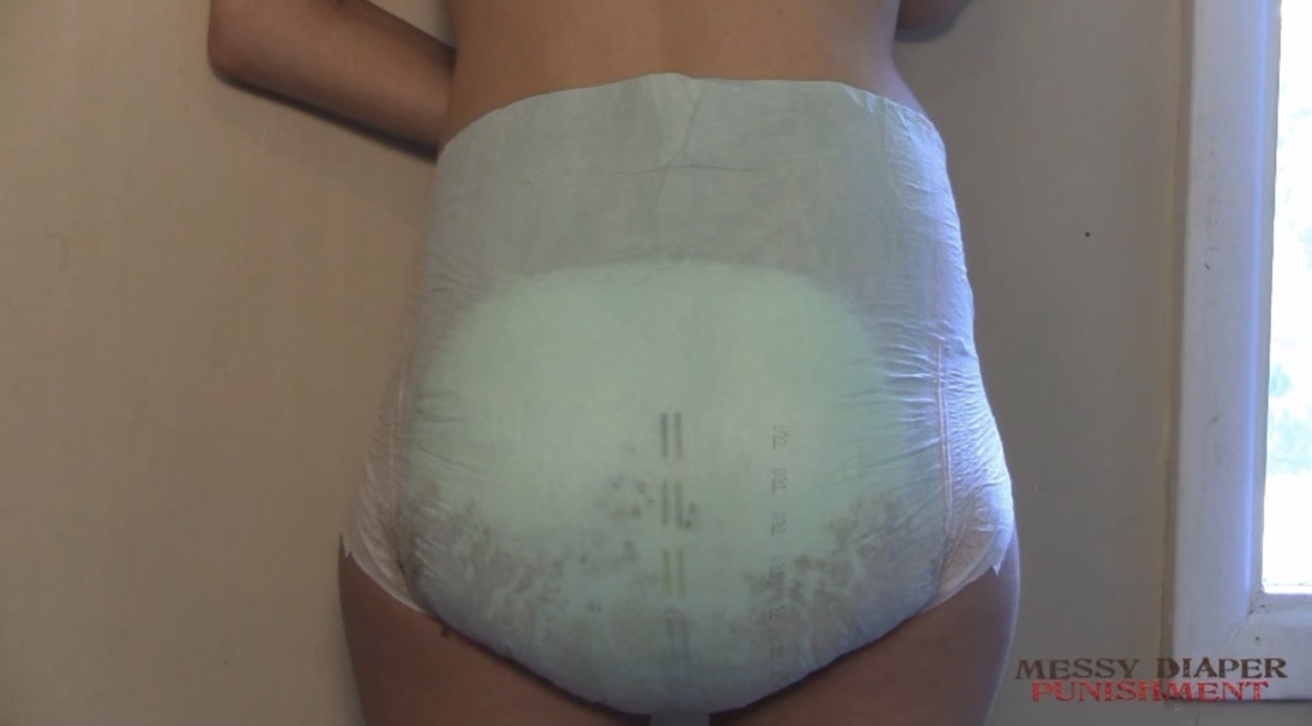 Messy Diaper Punishment: Diaper Burglar