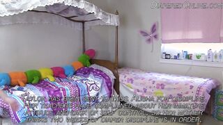 Taylor & Alisha: Diapered by Babysitter