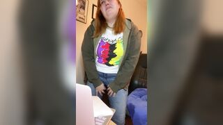 College girl need diaper