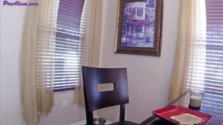 Little girl poo diaper