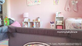 A woman greets you and she slips something into your drink and diapers you.