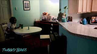 Locked out pants mess