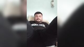 The boy is now carrying diapers