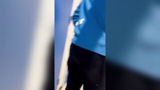 Arrived at work in a full stinky diaper