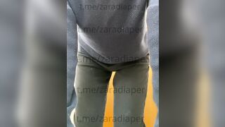 Desperately wetting diaper after work