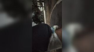 diaper boy exposes himself walking trough the park
