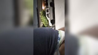 diaper boy exposes himself walking trough the park