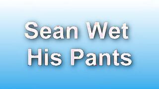 Sean wets his pants gets diapered