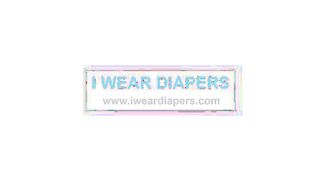 Hottie changes a wet pampers diaper