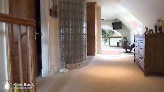 Mature women poops her diaper