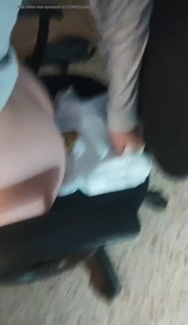 Girl poops open diaper