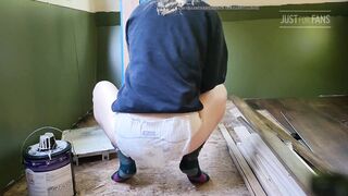 Diaper mess while renovation