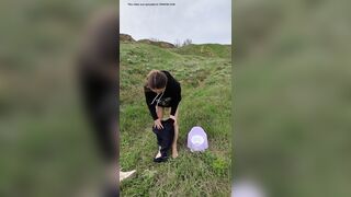 Outdoord potty pee