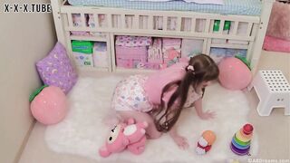 Time to play with baby Aya