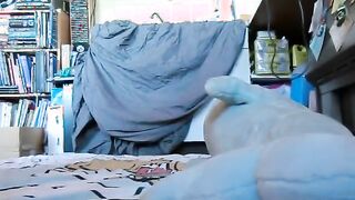 Girl Humps in Her Messy Diaper