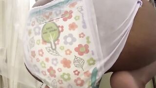 Pooping Her Pull Up