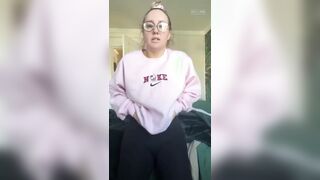 Girl poops diaper in her room