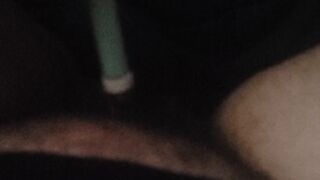 20 yo playing with mommy's pen