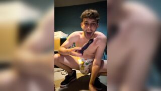Deep throat in Diaper