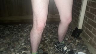 My First Ever Mineral Oil Enema with full water and Cuming