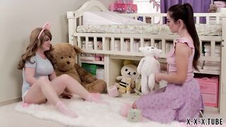 The baby ate the breast and peed