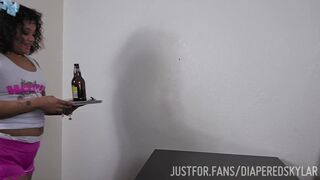 hooters girl enema JOI