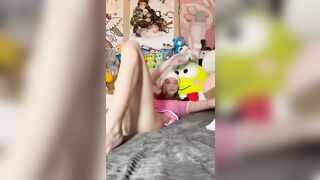 Woman Diaper Change And Soaks New One