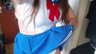 Diapered in Schoolgirl Uniform
